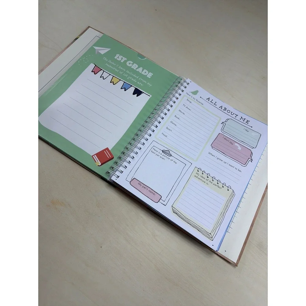 My School Years Journal Kindergarten to 12th Grade Memory Book Keepsake Album